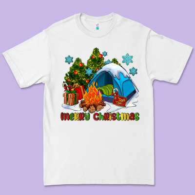 Merry Christmas Camp Premium Tee Designed By Adodesignshop