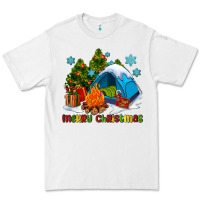 White merry Christmas camp Premium Tee - AdoDesignShop