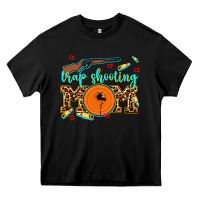Black trap shooting mom Heavy Core Tee - AdoDesignShop