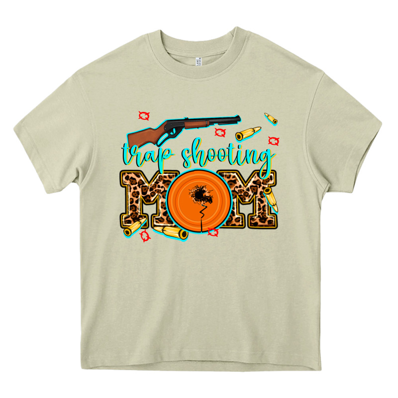 Trap Shooting Mom Heavy Core Tee by AdoDesignShop | Teevron