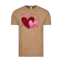 Vintage Coffee happy valentine's day hearts Vintage Tee - MaliasSmallBusiness