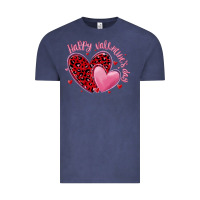 Happy Valentine's Day Hearts Vintage Tee | Teevron