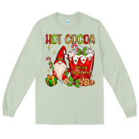 Matcha christmas gnome hot cocoa Long Sleeve Tee - MaliasSmallBusiness