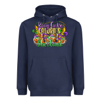 Navy king cake calories dont count Heavyweight Hoodie - CowGirlArtShop