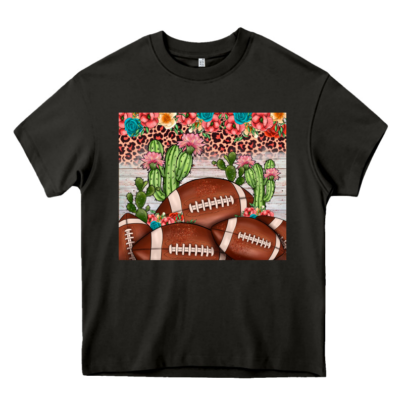 Football Leopard Cactus Heavy Core Tee by JahusDesignShop | Teevron