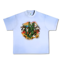 Grape Ice cowhide aztec sunflowers cactus Urban Heavy Tee - AdoDesignShop