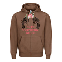 Chestnut Hot Southern Mess Zipper Hoodie - Bettercallsaul