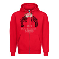 Red Hot Southern Mess Zipper Hoodie - Bettercallsaul