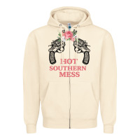 Sandshell Hot Southern Mess Zipper Hoodie - Bettercallsaul