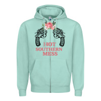 Seafoam Hot Southern Mess Zipper Hoodie - Bettercallsaul