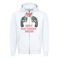 White Hot Southern Mess Zipper Hoodie - Bettercallsaul
