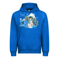 Cobalt let it snow christmas Urban Hoodie - FaDigitalArtStudio