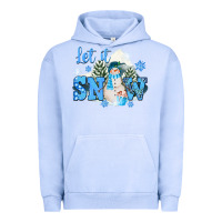 Pigment Grape Ice let it snow christmas Urban Hoodie - FaDigitalArtStudio