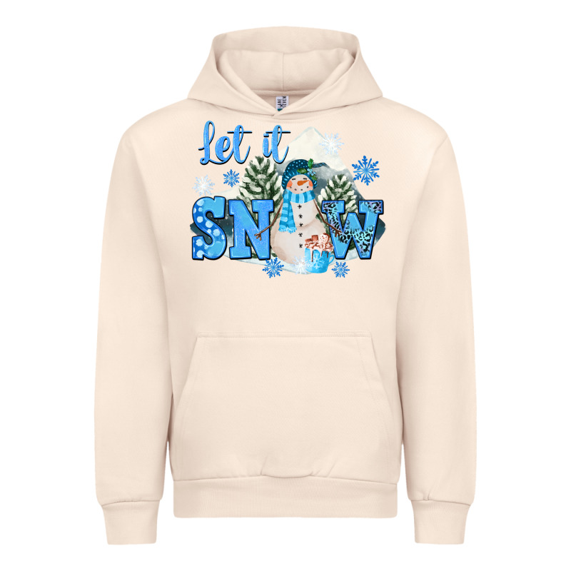 Let It Snow Christmas Urban Hoodie by FaDigitalArtStudio | Teevron