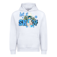 White let it snow christmas Urban Hoodie - FaDigitalArtStudio