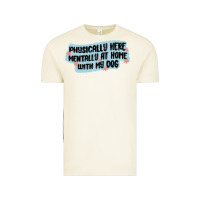 Vintage Arctic physically here mentally at home with my dog Vintage Tee - MaliasSmallBusiness