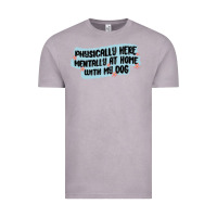 Vintage Zinc physically here mentally at home with my dog Vintage Tee - MaliasSmallBusiness