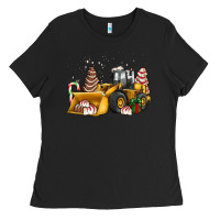 Black little debbie tree cakes bulldozer Ladies Tee - JahusDesignShop