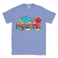 Colony Blue Autism Nurse Classic Tee - NancyCooperArtShop