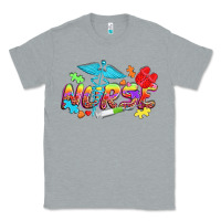 Heather Grey Autism Nurse Classic Tee - NancyCooperArtShop