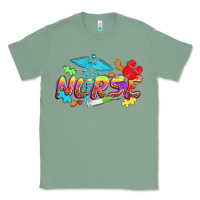 Sage Autism Nurse Classic Tee - NancyCooperArtShop