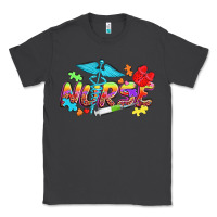 Smoke Autism Nurse Classic Tee - NancyCooperArtShop