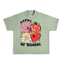 Oil Green happy 100 days of school Urban Heavy Tee - MaliasSmallBusiness