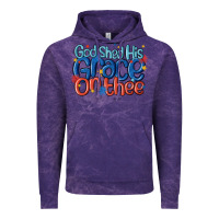 Cloud Purple god shed his grace on the thee Vintage Hoodie - MaliasSmallBusiness
