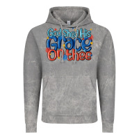Cloud Rock god shed his grace on the thee Vintage Hoodie - MaliasSmallBusiness