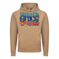 God Shed His Grace On The Thee Vintage Hoodie | Teevron