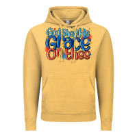 Vintage Mustard god shed his grace on the thee Vintage Hoodie - MaliasSmallBusiness