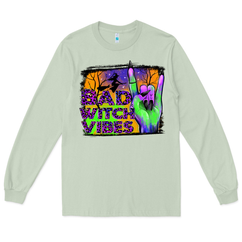 Bad Witch Vibes Long Sleeve Tee by JahusDesignShop | Teevron