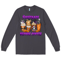 Smoke Nightmare Before Coffee Cups Long Sleeve Tee - MaliasSmallBusiness
