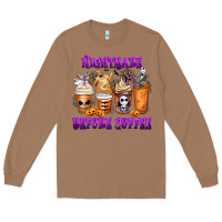 Toasted Coconut Nightmare Before Coffee Cups Long Sleeve Tee - MaliasSmallBusiness