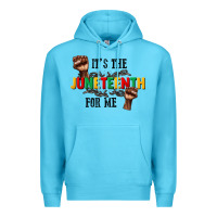 Ocean Blue its the juneteenth for me Premium Hoodie - CowGirlArtShop