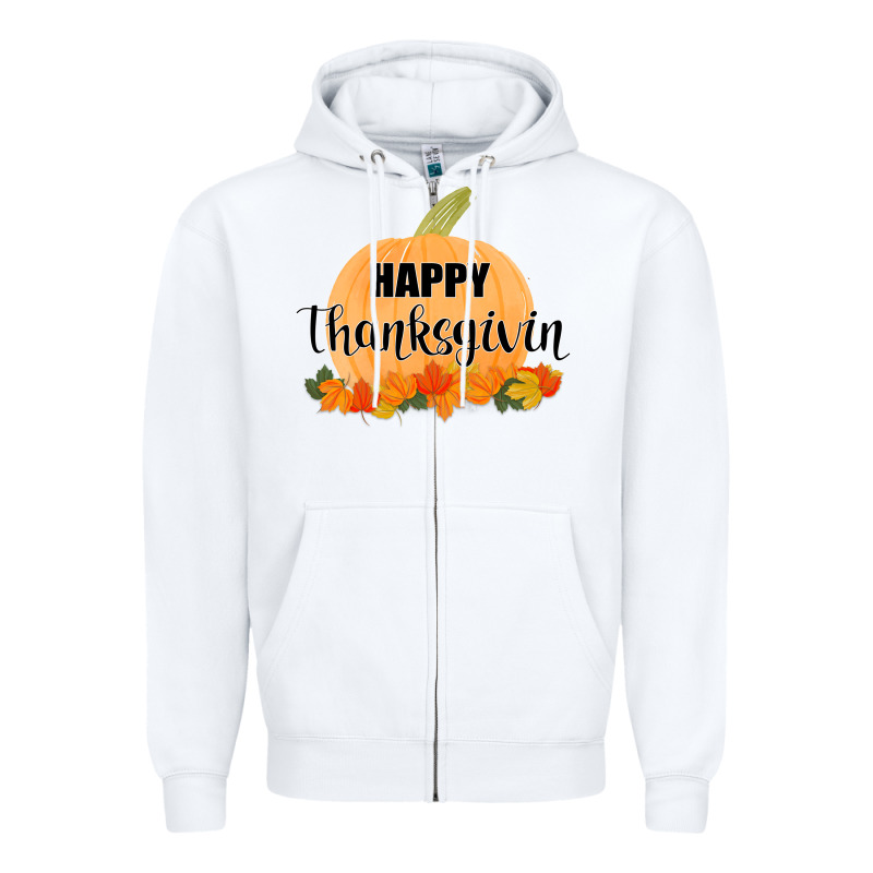 Happy Thanksgiving Zipper Hoodie by Bettercallsaul | Teevron