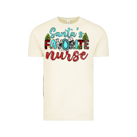 Santa S Favorite Nurse Vintage Tee | Teevron