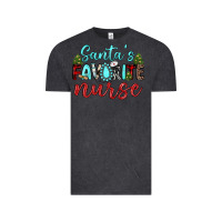 Vintage Black santa s favorite nurse Vintage Tee - JahusDesignShop