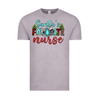 Vintage Zinc santa s favorite nurse Vintage Tee - JahusDesignShop