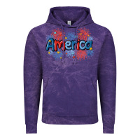 Cloud Purple America Vintage Hoodie - MaliasSmallBusiness