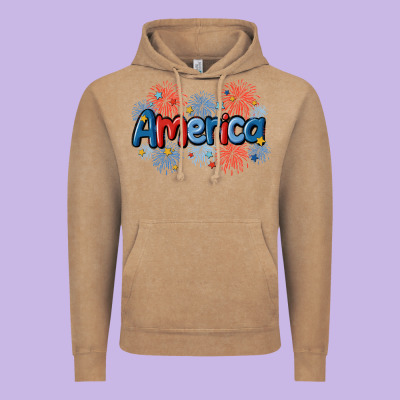 America Vintage Hoodie Designed By Maliassmallbusiness