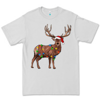 Dove Grey reindeer Premium Tee - JahusDesignShop