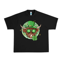 Black st. patrick's day heifer Urban Heavy Tee - MaliasSmallBusiness