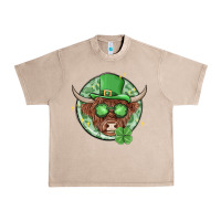 French Oak st. patrick's day heifer Urban Heavy Tee - MaliasSmallBusiness
