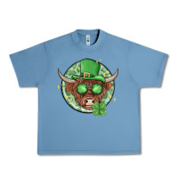 Pebble Blue st. patrick's day heifer Urban Heavy Tee - MaliasSmallBusiness