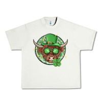Pistachio st. patrick's day heifer Urban Heavy Tee - MaliasSmallBusiness