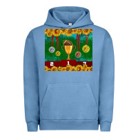 Pigment Pebble Blue american football trophy cup and medal tumbler Urban Hoodie - BundleAndBundleShop