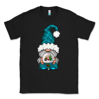 Black winter gnome with snow globe Classic Tee - NancyCooperArtShop