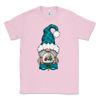 Bubblegum Pink winter gnome with snow globe Classic Tee - NancyCooperArtShop