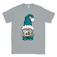 Heather Grey winter gnome with snow globe Classic Tee - NancyCooperArtShop